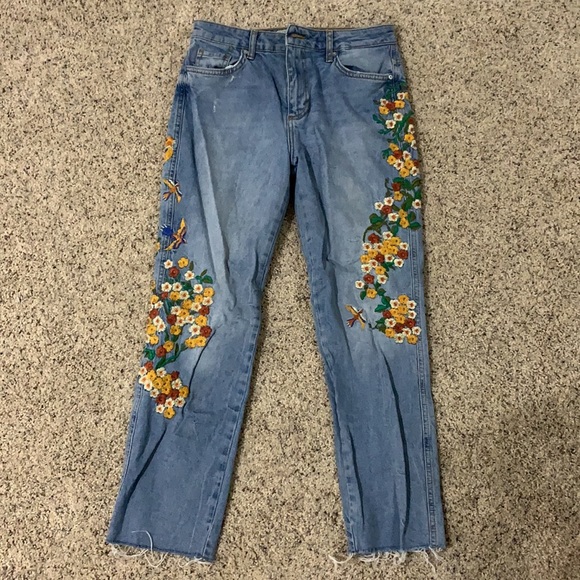Free People Embroidered Jeans - Picture 3 of 6